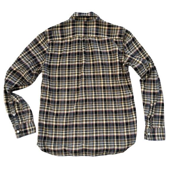 Everlane Men's Plaid Button Down Preppy Outdoor Casual Flannel Shirt Size MEDIUM - Picture 6 of 7